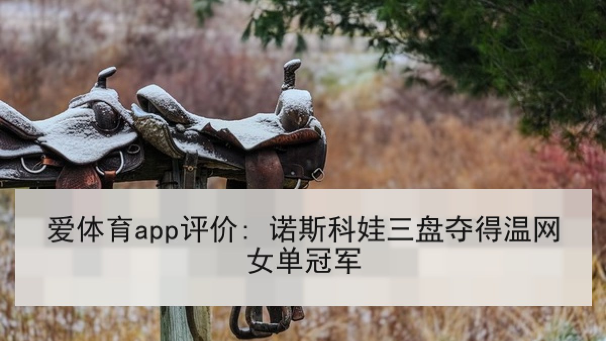 爱体育app评价: 诺斯科娃三盘夺得温网女单冠军